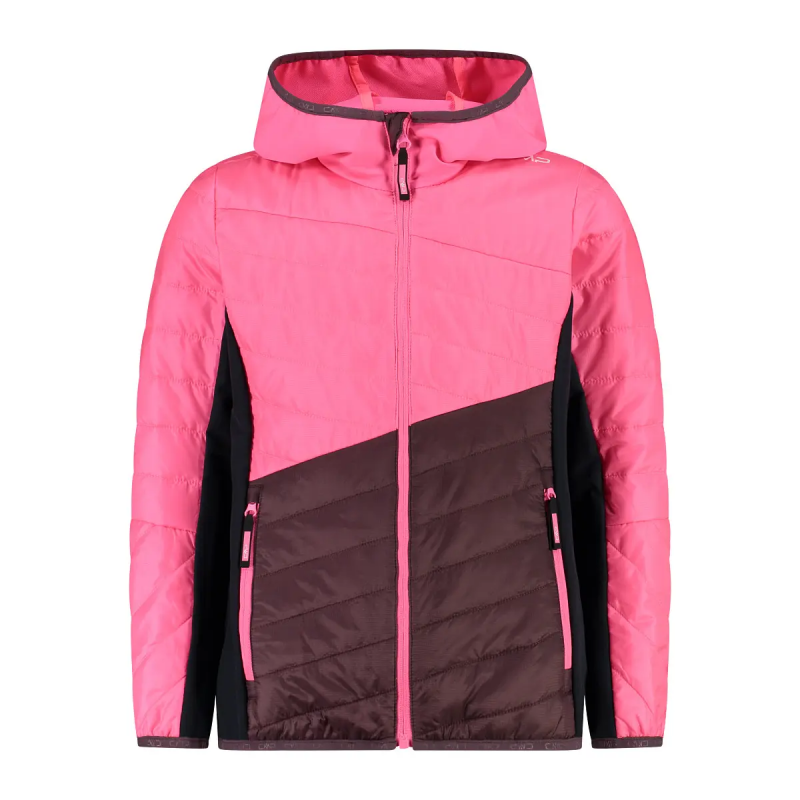 Hybrid-Wanderjacke mit Kapuze, Mädchen CMP