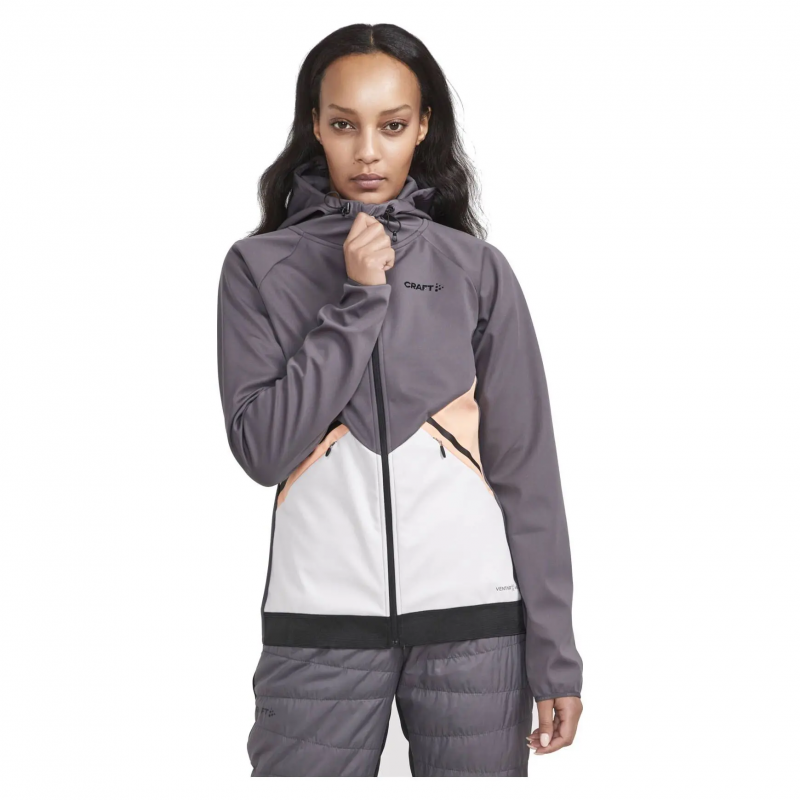 Windjacke mit Kapuze, Damen Craft Glide