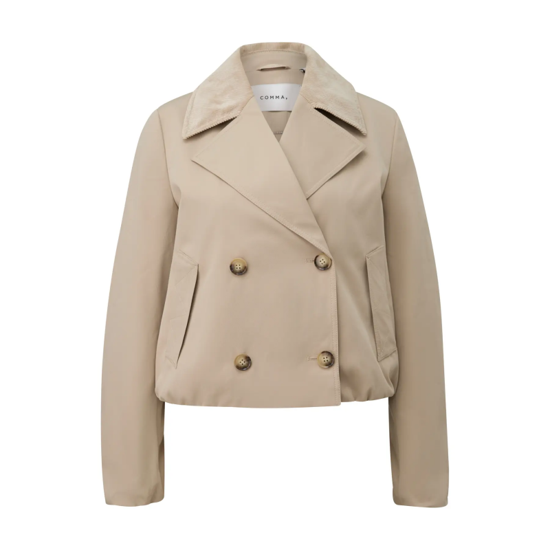 Moderne Cabanjacke aus Stoffmix für Damen COMMA