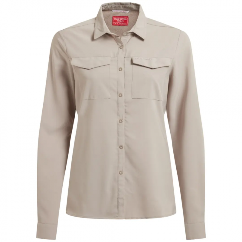 Langarmshirt Damen Craghoppers Nosilife Pro Langarm Hemd V
