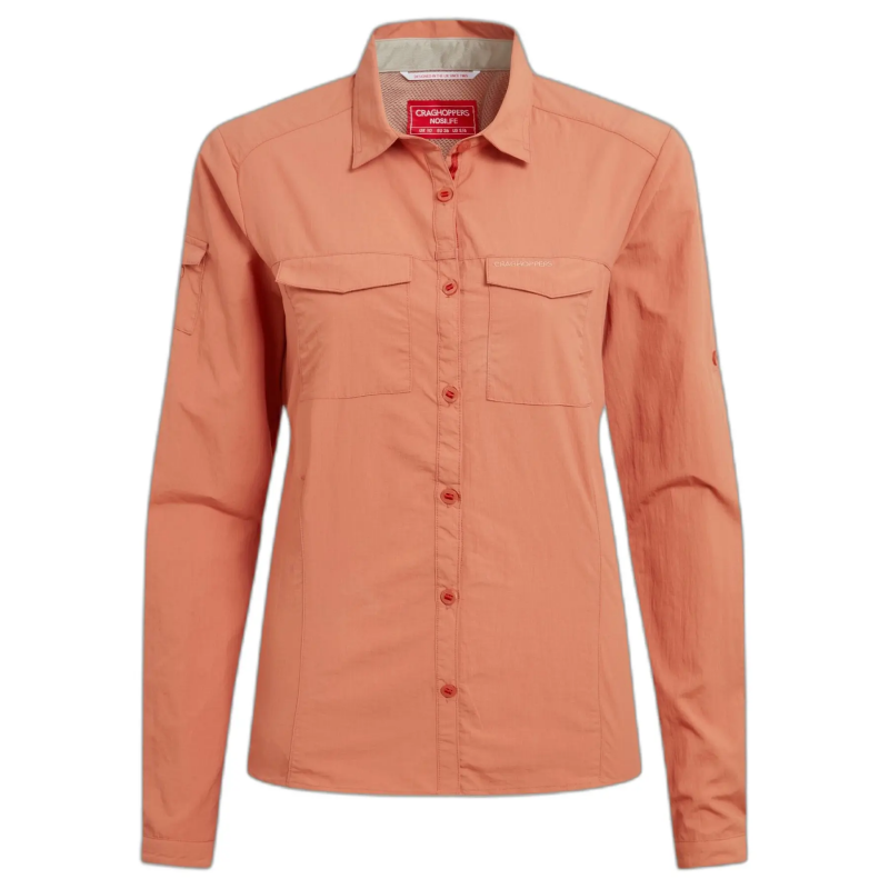 Langarm-Bluse Damen Craghoppers NosiLife Adventure III