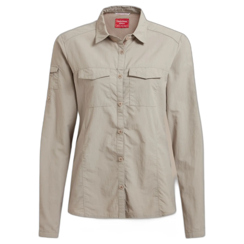 Langarm-Bluse Damen Craghoppers NosiLife Adventure III