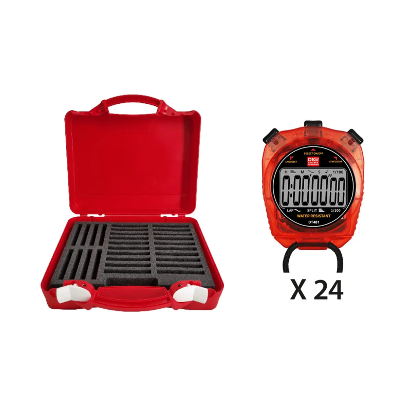 Stoppuhr-Kit mit hartem Koffer Digi Sport Instruments DT481 (x24)