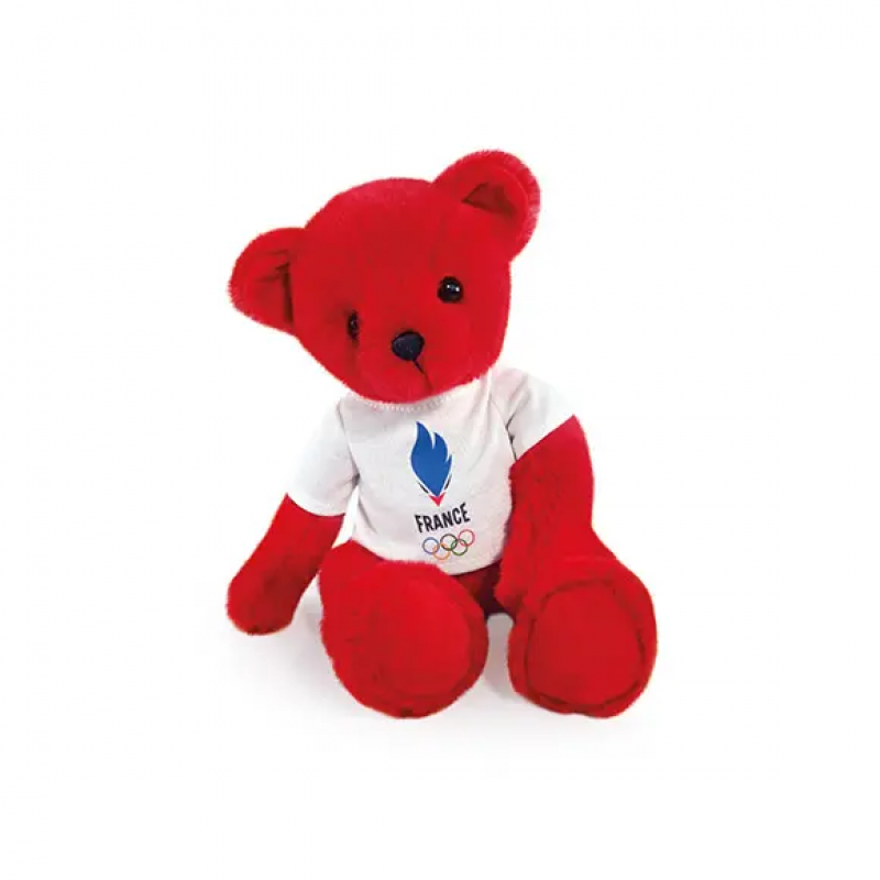 Plüschtier mit T-Shirt equipe de france 30 cm