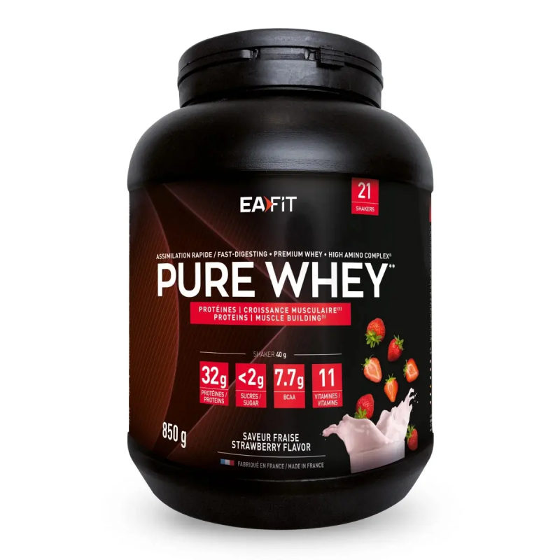 Erdbeer-Protein EA Fit Pure Whey