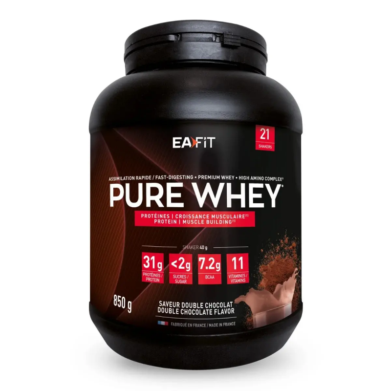Doppelter Schokoladenprotein EA Fit Pure Whey