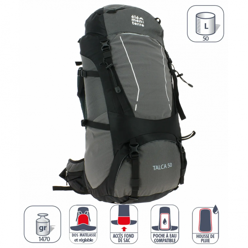 Rucksack elementerre talca 50 l