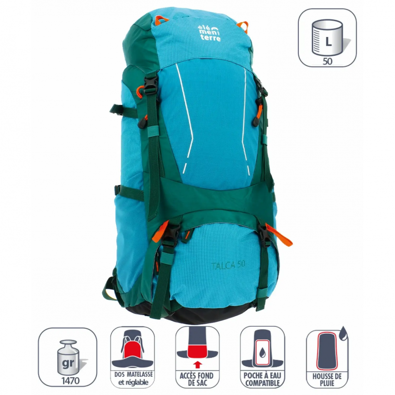 Rucksack elementerre talca 50 l