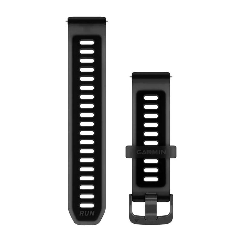 Silikon-Uhrenarmband mit grauem Verschluss Garmin Quick Release