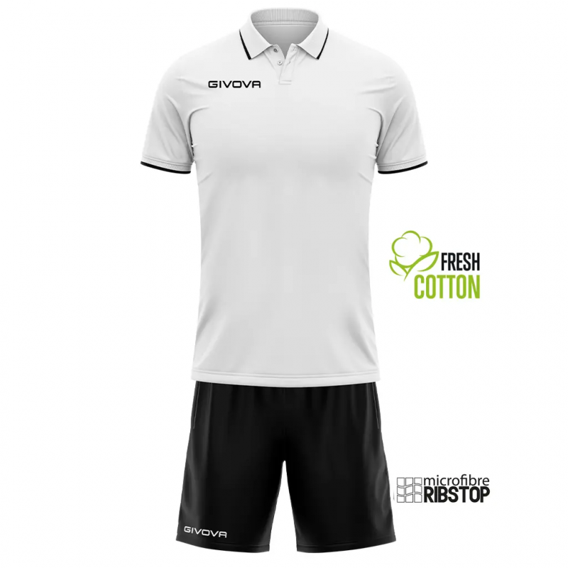 Set aus Polo-Shirt und Shorts Givova