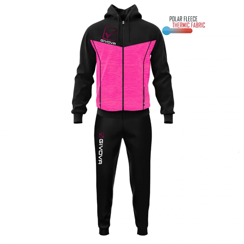 Trainingsanzug mit Fleece-Kapuze Givova Visa