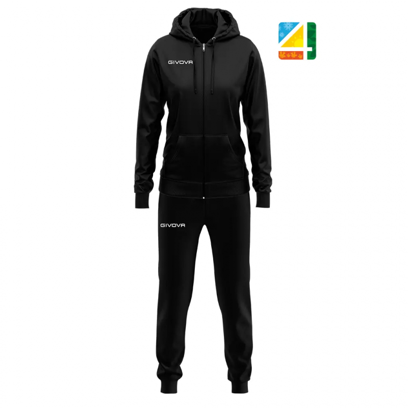 Baumwoll-Frottee-Trainingsanzug Damen Givova King