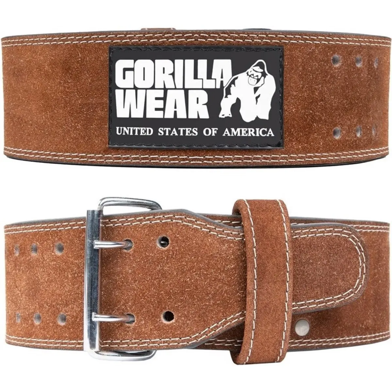 Hebegürtel aus Leder 4 Zoll Gorilla Wear