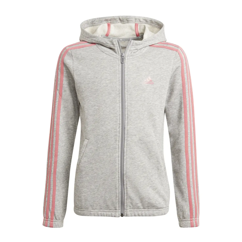 Kinder-Kapuzenpulli mit Reißverschluss adidas Essentials 3S