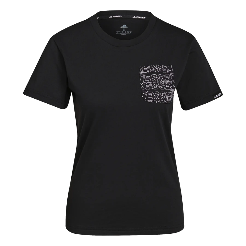Damen-T-Shirt adidas Terrex Pocket Graphic