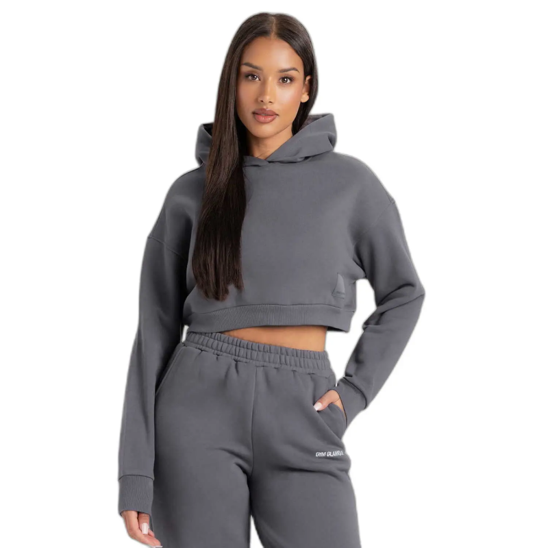 Sweatshirt crop Damen Gym Glamour Classic