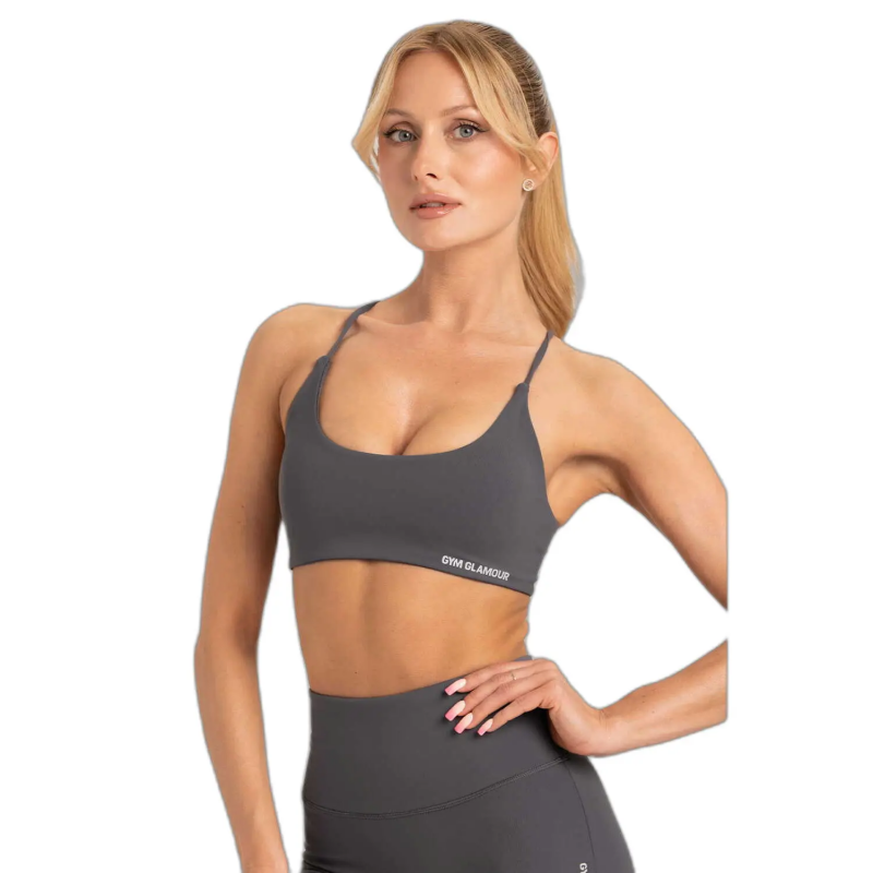 Neckholder-Sport-BH, Damen Gym Glamour Open