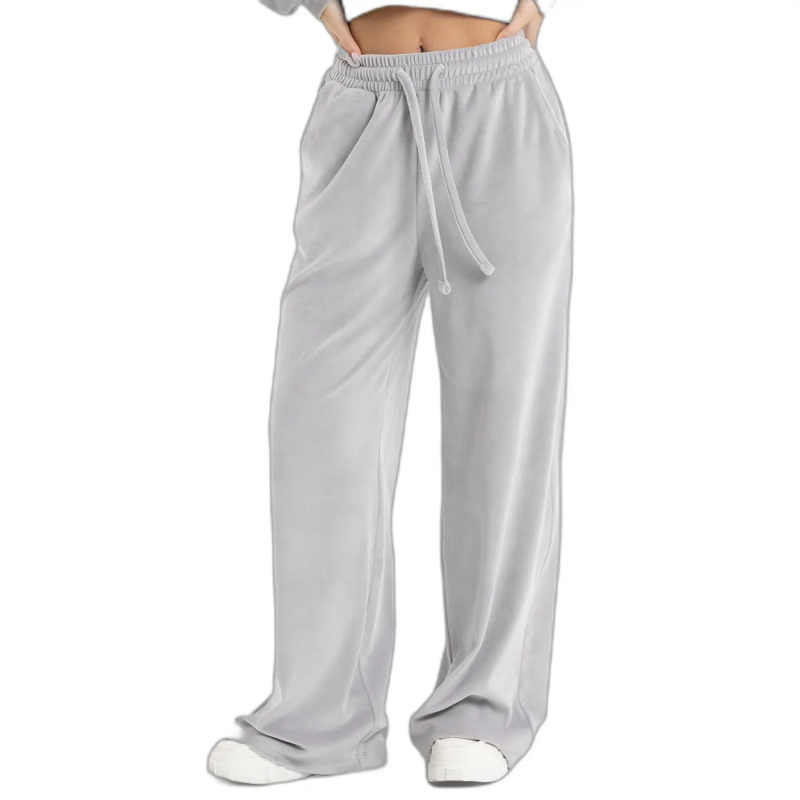 Samt-Jogginghose für Frauen Gym Glamour