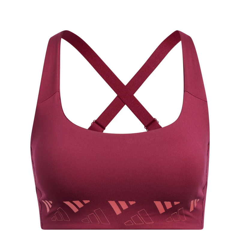 BH Mittlerer Halt Frau adidas Powerimpact Training Logo