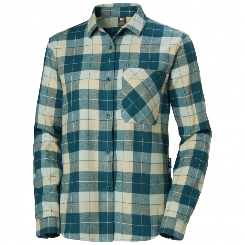 Langarm-Bluse Frau Helly Hansen Lokka Flannel SHT
