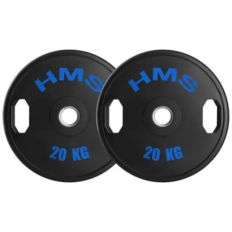 Gummierte Hantelplatte HMS TOG20 Olimpijski