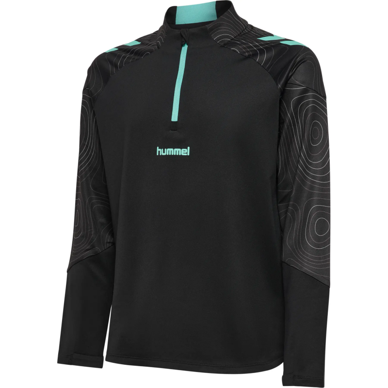 Training Oberteil mit halbem Reißverschluss für Kinder Hummel Blaze 2.0