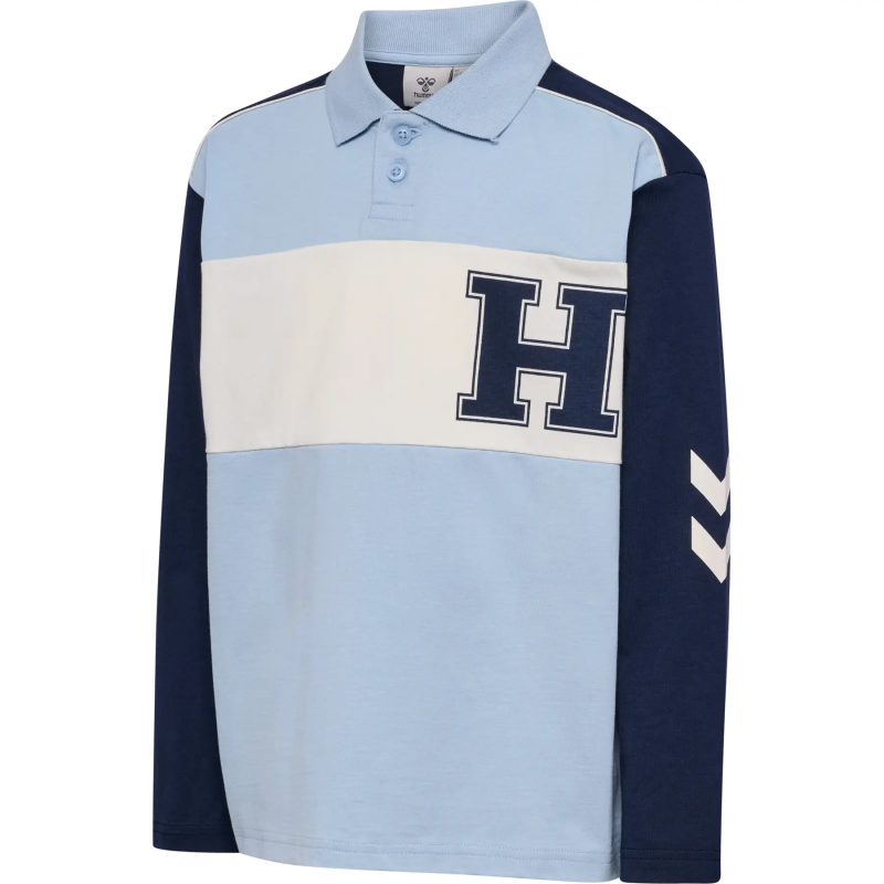 Langarm-Polo Kind Hummel Robin