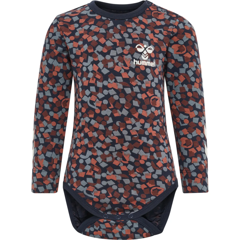 Langarm-Body für Babyjungen Hummel Confetti