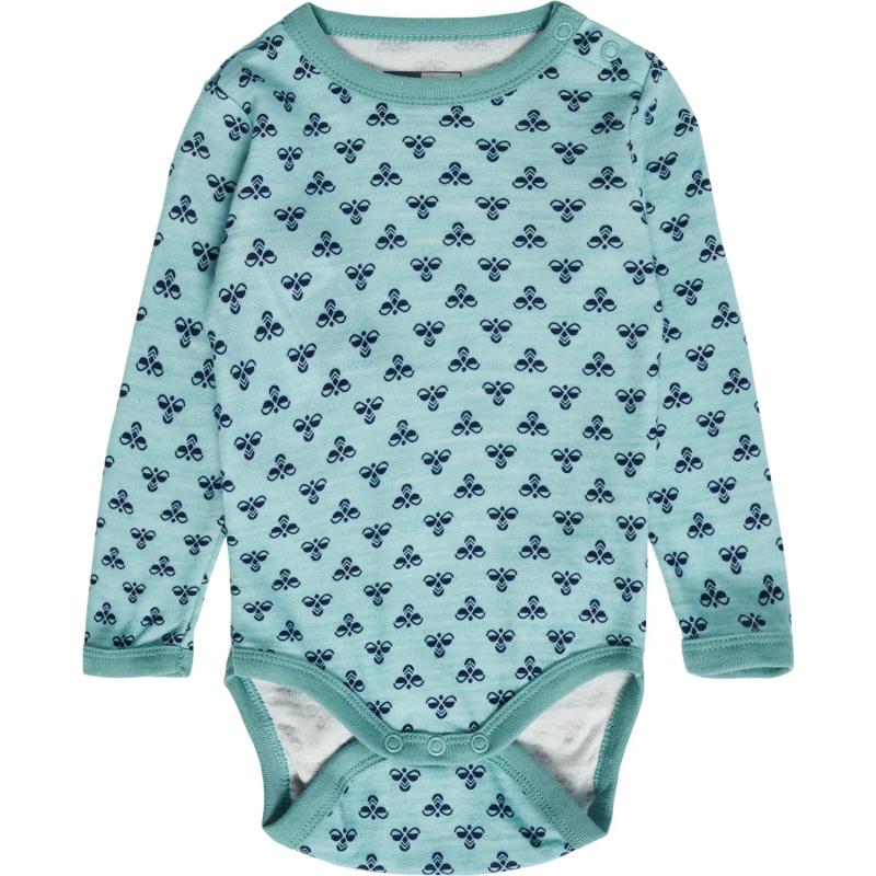Baby-Body für Mädchen mit langen Ärmeln Hummel Bambo