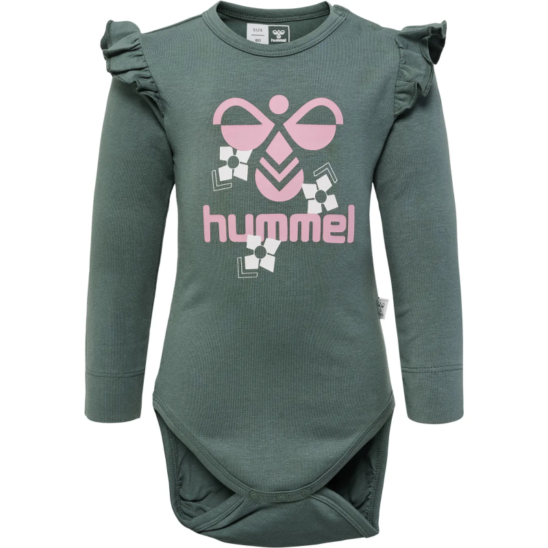 Baby-Body für Mädchen mit langen Ärmeln Hummel Dana