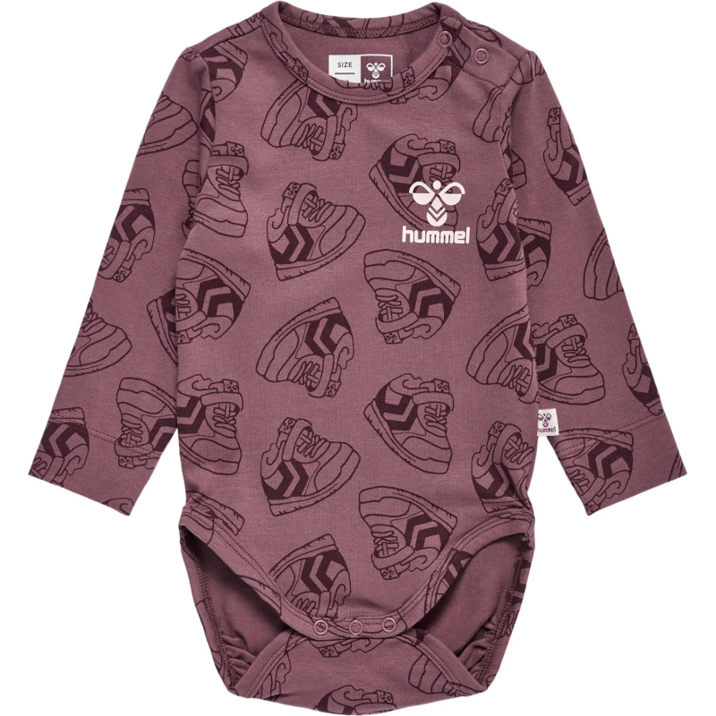 Baby-Body für Jungen langarm Hummel Sneaker