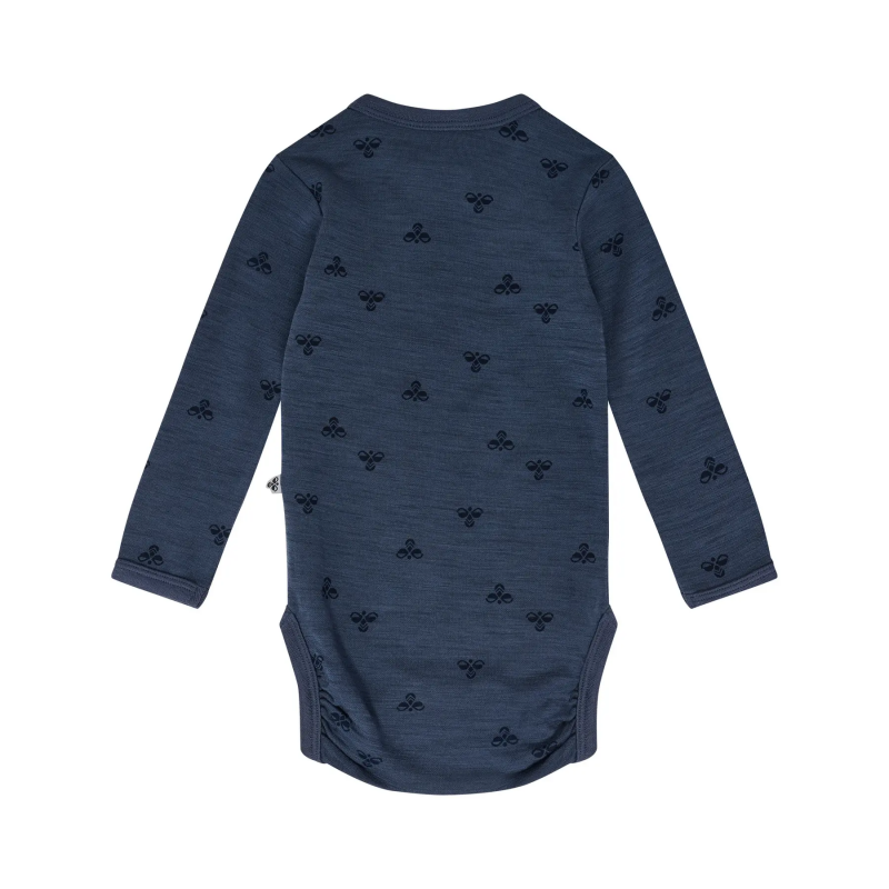 Langarm-Wollbody für Babys Hummel Mini