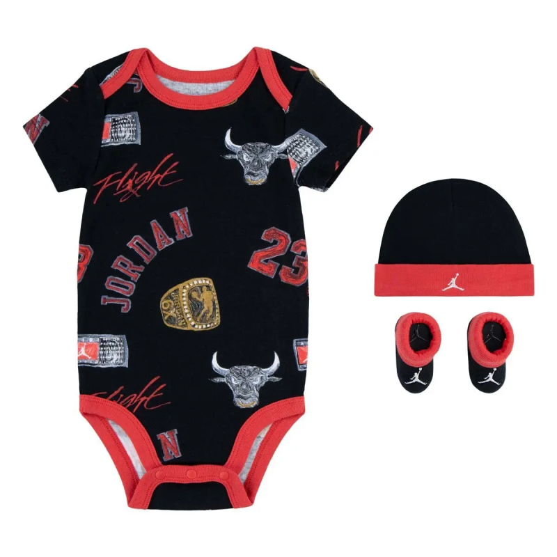 Dreiteiliges Baby-Set Jordan Essentials AOP