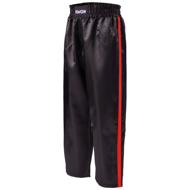 Kick-Boxing-Hose Satin Kind Kwon Clubline Schw.