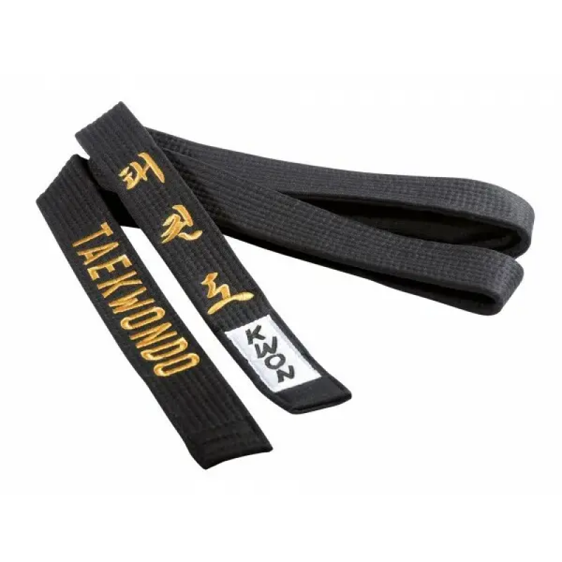 Tae-Gürtelkwondo avec broderie Kwon 4 cm