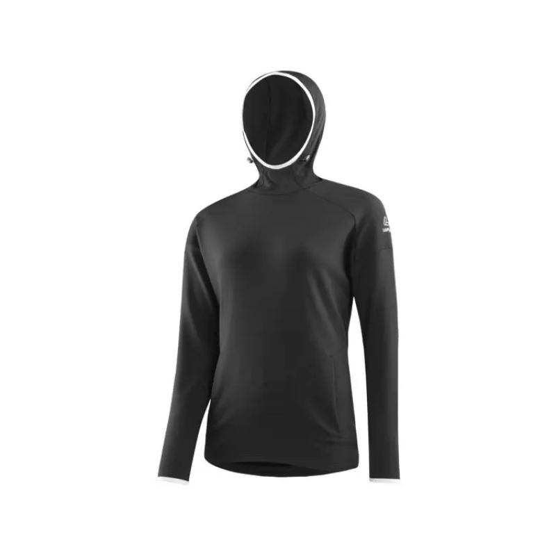 Damen Merino Kapuzenpullover Löffler Fleece