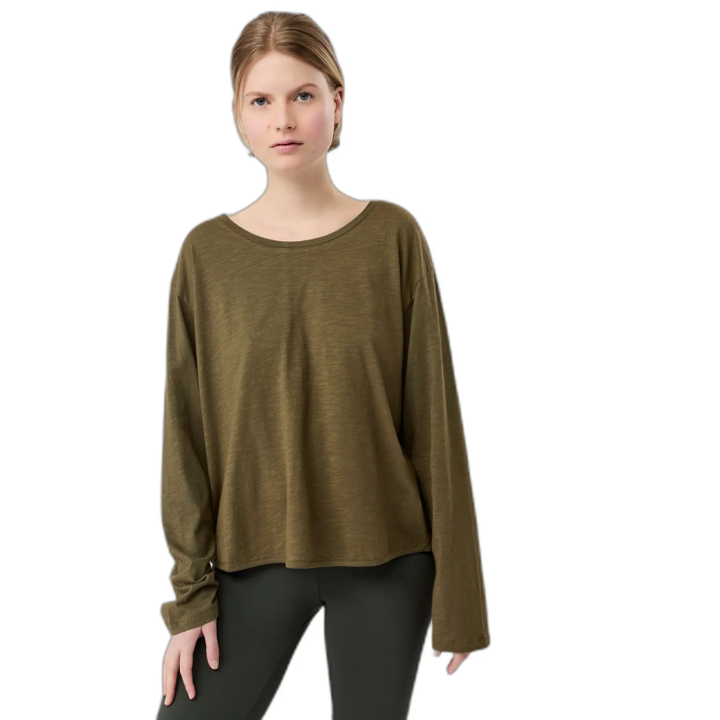 Langarmshirt mit offenem Rücken für Damen Mandala