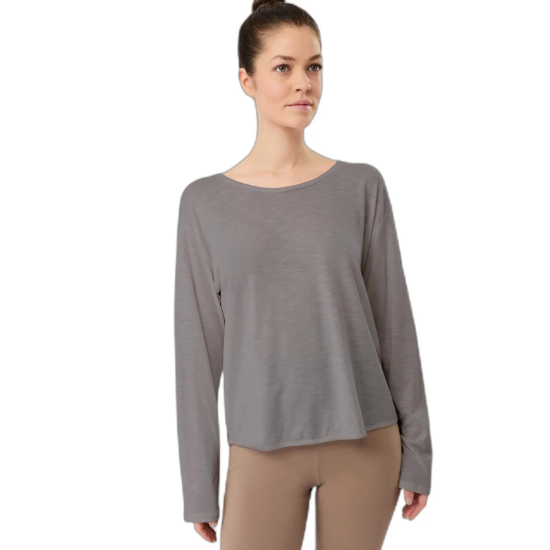 Langarmshirt mit offenem Rücken für Damen Mandala