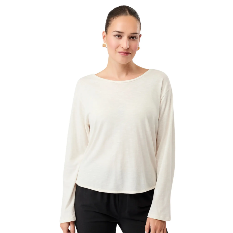 Langarmshirt mit offenem Rücken für Damen Mandala