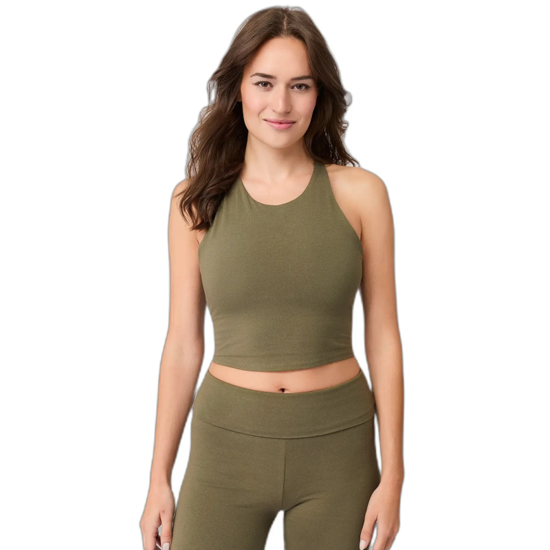 Damen-Top Mandala Cross
