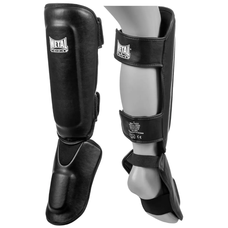 Schienbeinschützer Boxen thaï + Fuß Metal Boxe