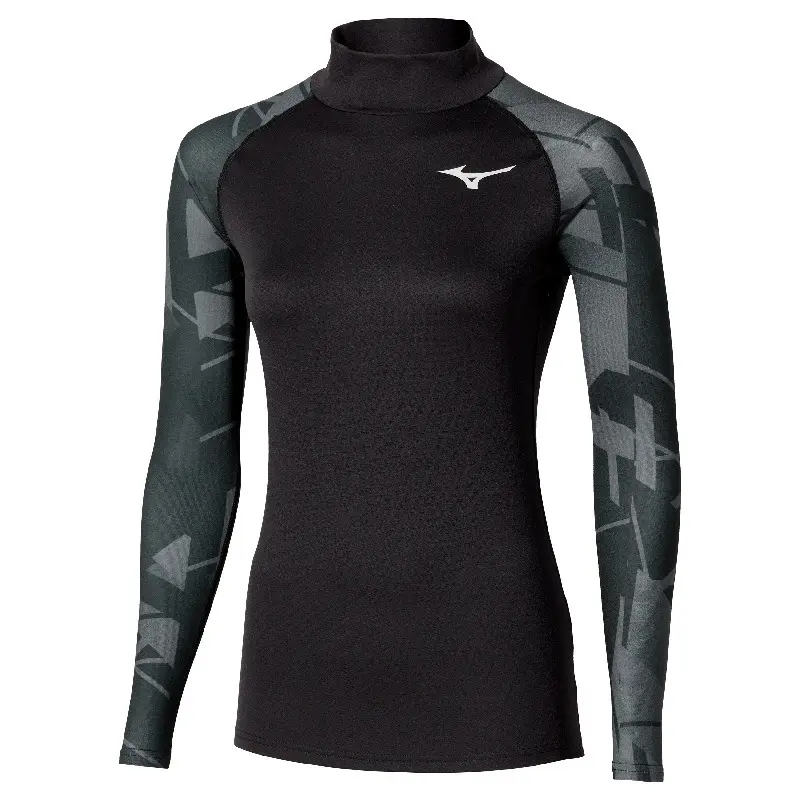 Langarmoberteil mit hohem Kragen für Damen Mizuno VIRT G5