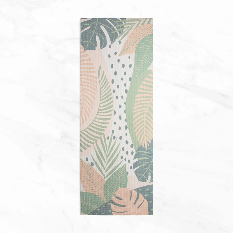 Rutschfester Yoga- und Fitnessmatte Myga Palmen Design