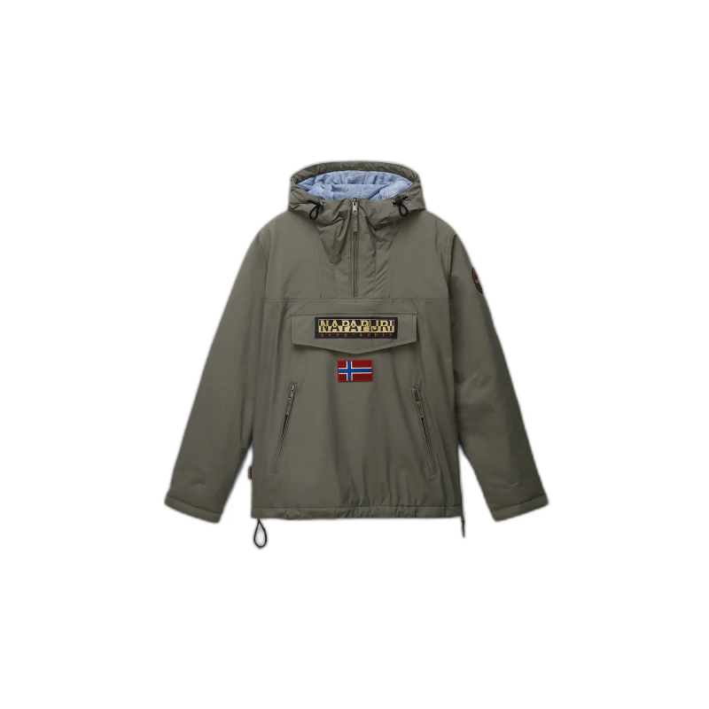 Damen wasserdichte Jacke mit Kängurutasche Napapijri Rainforest 2