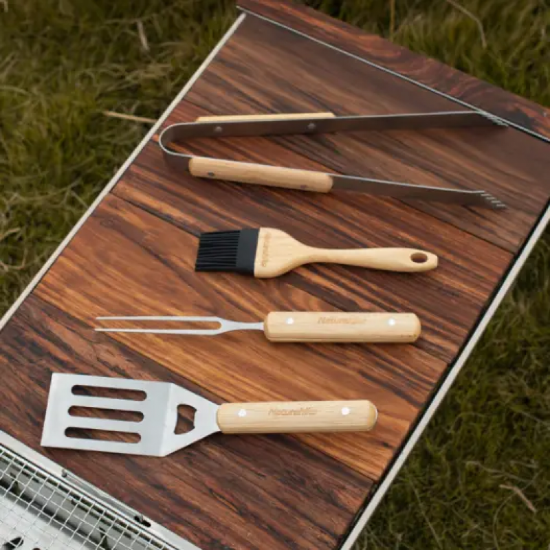 Holz- und Stahl-Teller Naturehike Caines