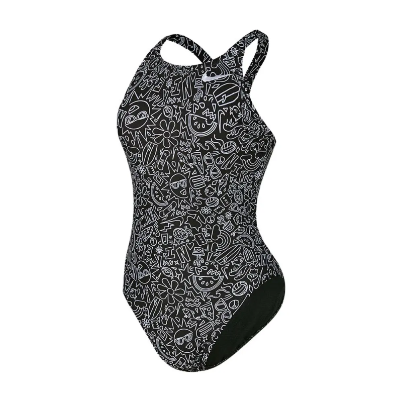 Badeanzug, Damen Nike Hydrastrong Multi Print