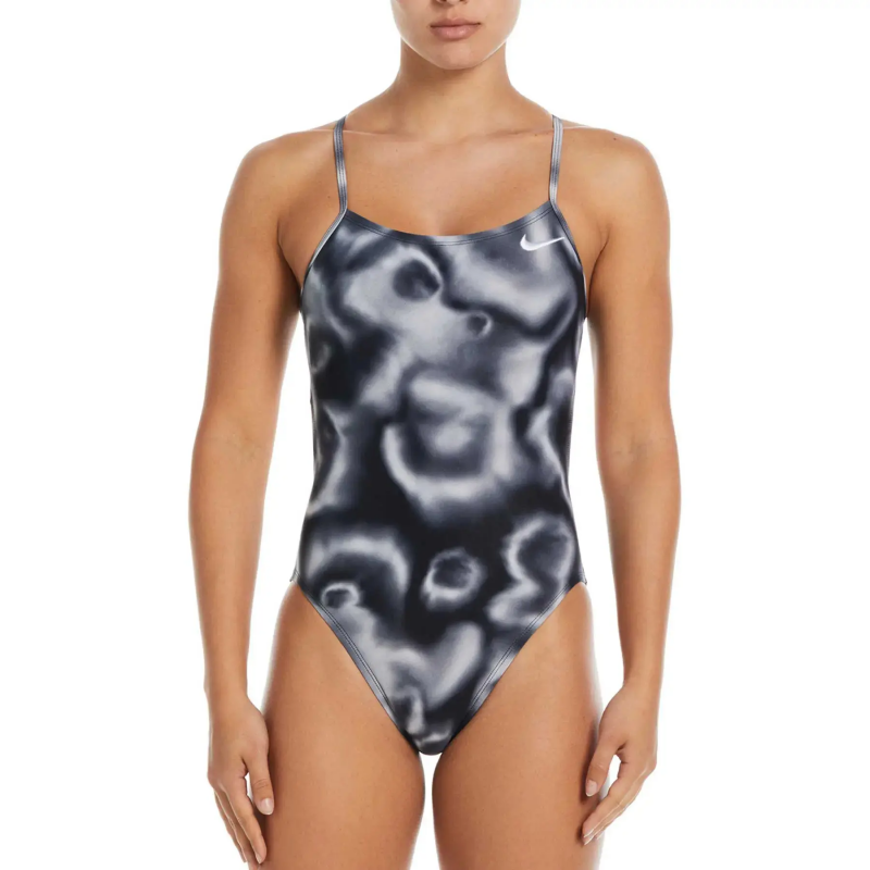 Badeanzug, Damen Nike Hydrastrong Digi Haze