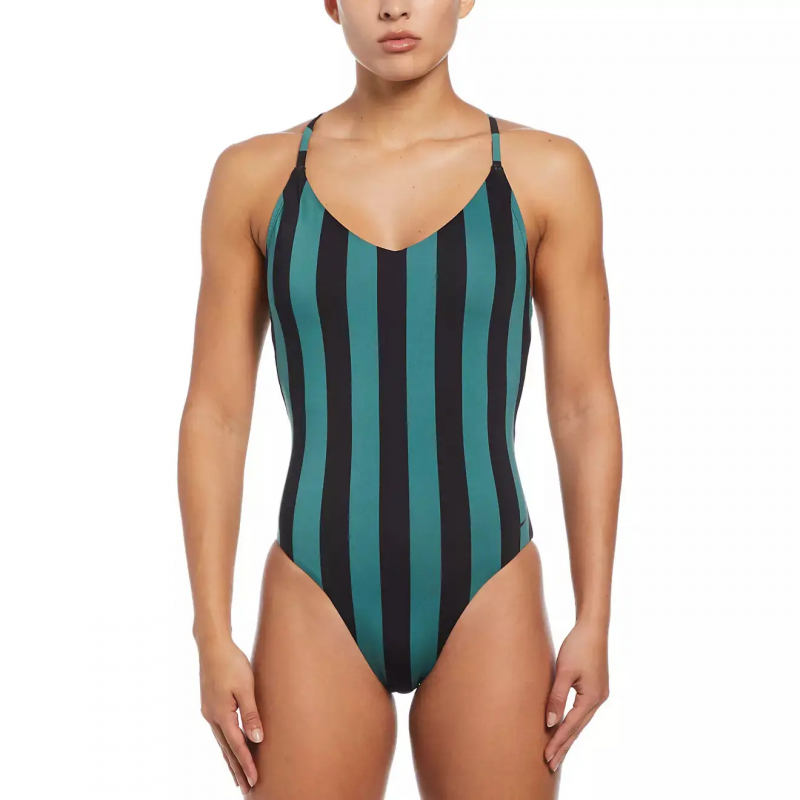 Badeanzug, Mädchen Nike Statement Stripe