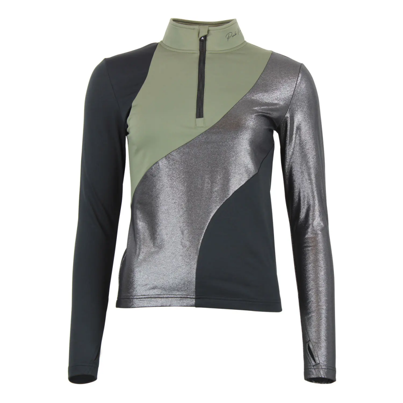 Damen Langarm-Zipshirt Peak Mountain Aramis