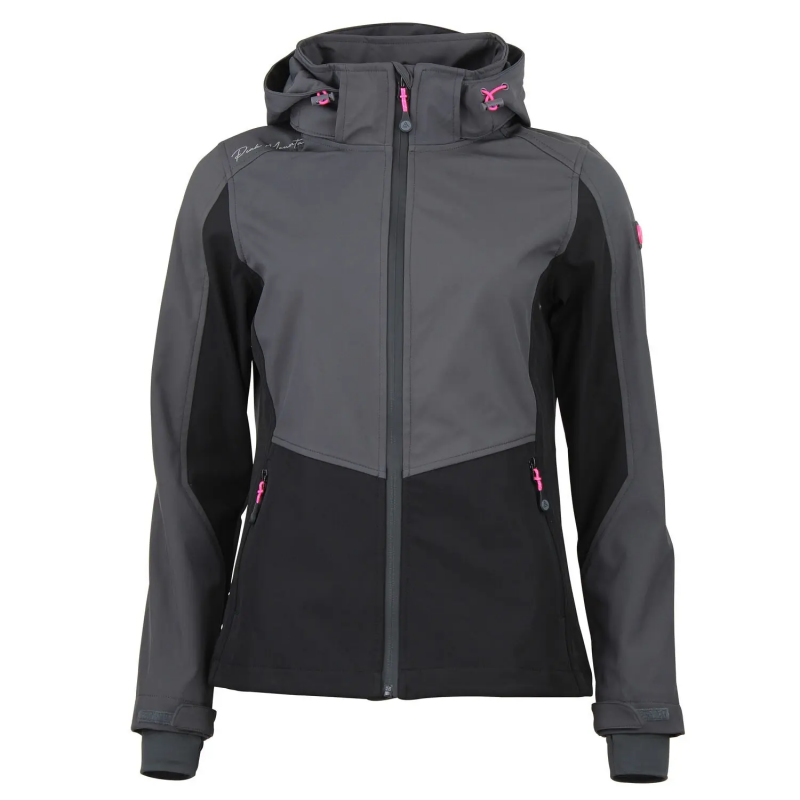 Damen Mesh-gefütterte Kapuzenjacke mit Reißverschluss Peak Mountain Softshell